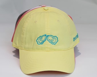 Seashell Embroidered Cotton Baseball Cap: Bachelorette Beach Party