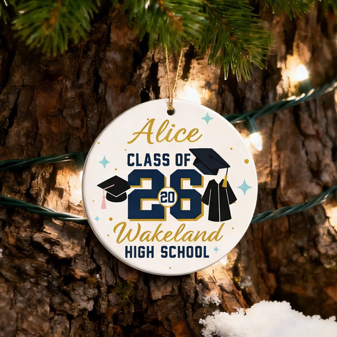 Custom High School Graduation Ceramic Gift, Teenager Gift, Class of ...