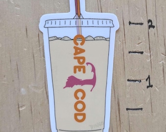 Cape Cod Dunks Ice Coffee Sticker