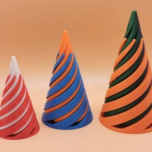 Cone Spiral Illusion Fidget - 3D Print
