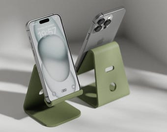 Minimalist 3D Printed Phone Stand: Modern Desk Organizer