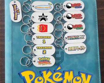 Trick or Trade, Südinseln, Verkaufsserie & Promo Full Color Binder Pull Tags Schlüsselanhänger Pokémon Binder Label