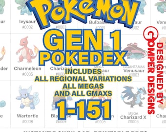 ポケモン図鑑カードチェックリスト 1-1025 TCG ポケモン図鑑バインダー