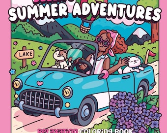 Las aventuras de verano de Bella - Libro para colorear relajante