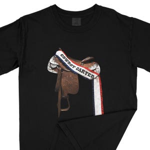 ヨンセ・カウボーイ デニム・カーター ツアーTシャツ | ベイハイブ ファンシャツ | チャードニー・ホース | 音楽ファンへのギフト ツアーグッズ | コンサート衣装 | コンフォートカラー