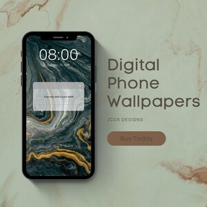 5 Variations - Vibrant Marble Rock Effect - Phone Wallpapers | Digital Download