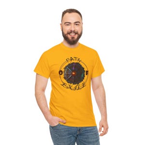 Gamer T-Shirt, Gaming Tee, Video Game Shirt, RPG Path of Exile Unisex Heavy Cotton Tee
