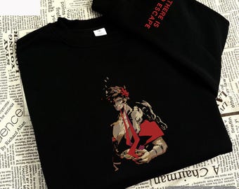 Hades 2 Embroidered Sweatshirt and Hoodie, Zagreus Merch, Video Game Sweaters