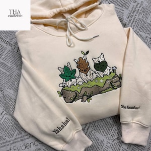 Sudadera y sudadera con capucha bordadas de Zelda Korok Yahaha You Found Me, regalos para gamers, merchandising de Legend of Zelda