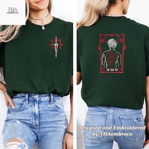 Astarion The Pale ELF Bg3 Embroidered Sweatshirt and Hoodie, Baldur&#39;s Gate 3 Crewneck, BG3 Astarion Merch