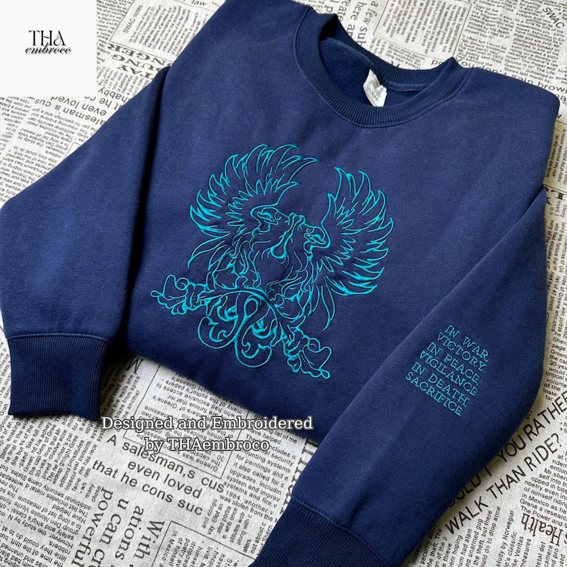 Grey Wardens Dragon Age Origins Embroidered Sweatshirt and Hoodie, Video Gaming Shirt, Gift for Him image 11