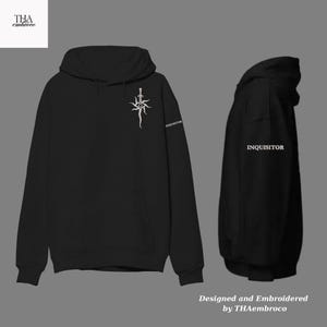 Dragon Age Inquisitor Broderad tröja och hoodie, unisex-tröja för videospel, present till honom