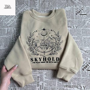 Sky Hold Dragon Age Embroidered Sweatshirt and Hoodie, Inquisition Absolution, Video Gaming Merch, Unisex Dragon Age