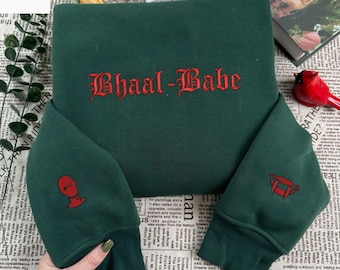Bhaal Babe Astarion Embroidered Sweatshirt and Hoodie, Bg3 Hoodie, Bloodless Astarion Shirt, Video Game Sweater