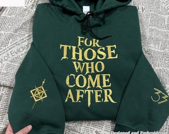 For Those Who Come After Expedition 33 Embroidered Sweatshirt and Hoodie, Clair Obscur Sweater, Video Game Shirt