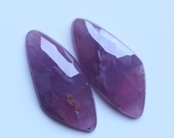 Rubin ädelsten, naturlig röd rubin fancy roseslipad fasetterad cabochon lösslipad ädelsten, rubinskiva cabochon smyckestillbehör, 20 x 9 MM, 20,00 st
