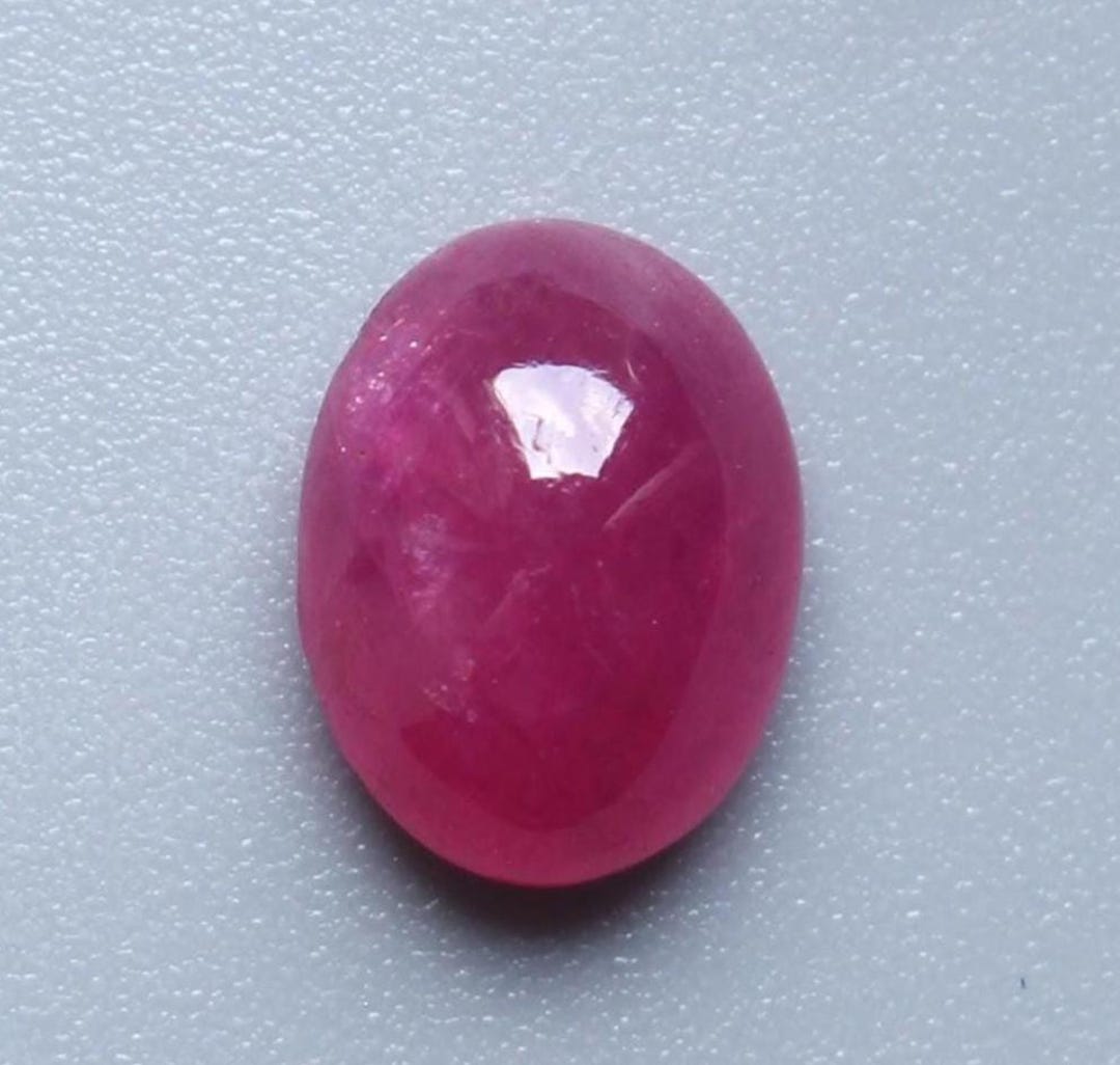 Natural AAA+++ Red Ruby Oval Cabochon 8x6mm Loose Gemstone