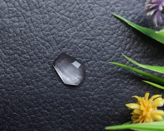 Pink Rose Quartz Cabochon, Fancy Cut Gemstone, 10x8mm 2.50 Ct