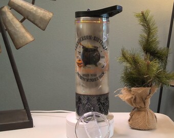 Vaso personalizado de Halloween Sanderson Sister de 30 oz con efecto aluminio y humo, con descuento