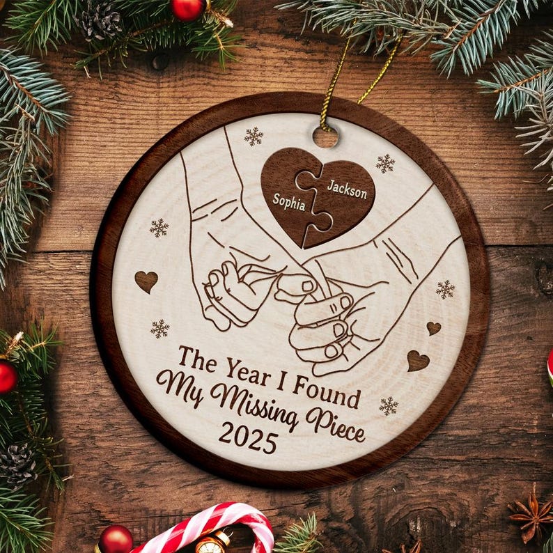 Biglietto Tu mi completi con puzzle di legno - Made In Gift