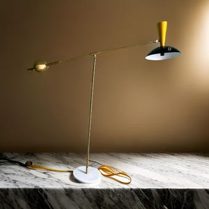 Mid-Century Modern Floor Lamp – Retro Antique Light Fixture 1950s  Floor Lamp – Vintage Modernist Lighting Decor