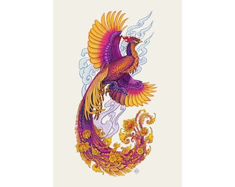 Phoenix Art print poster