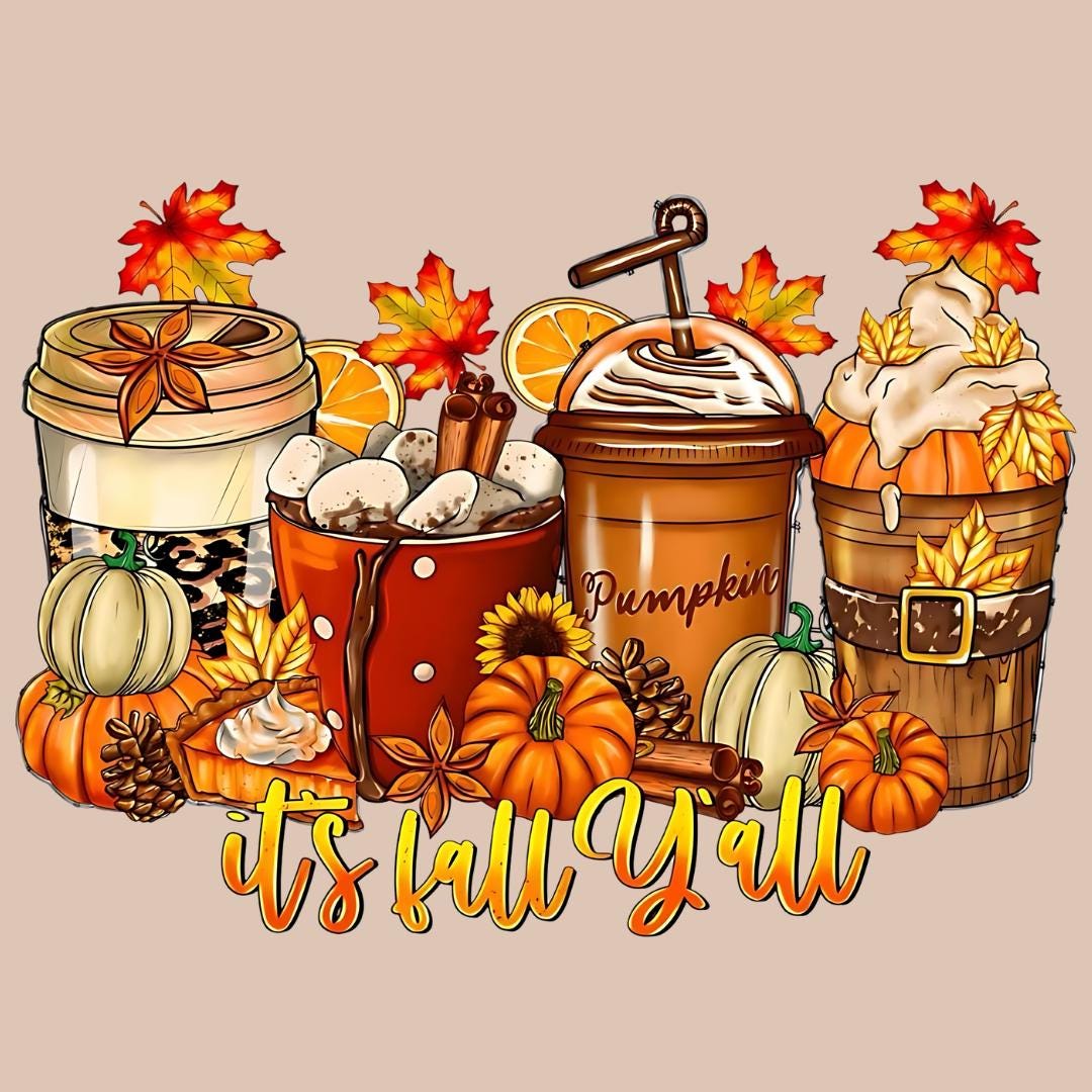 Fall DTF Transfers: Autumn Designs for Shirts - Etsy