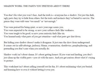 Shadow Work: A Deep Dive Into the Parts You Hide