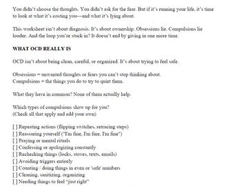 OCD: The Truth About Control