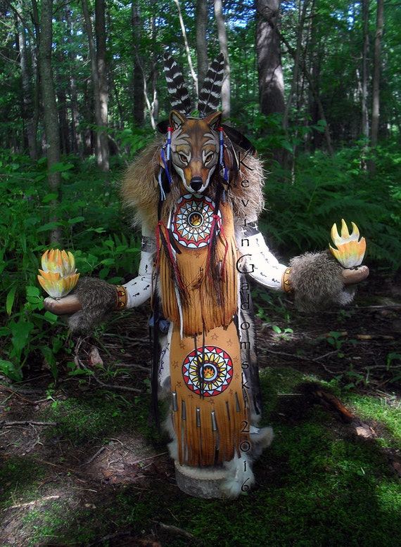 Coyote Manitou spirit or Totem Etsy