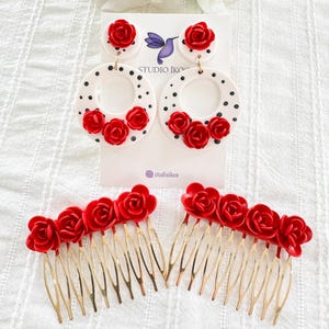 Flamenco Hair Comb White - Etsy display picture 1