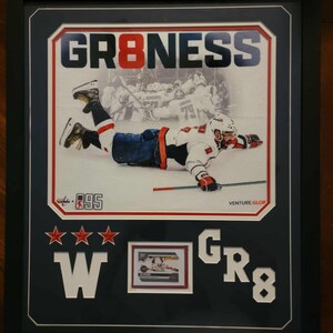 Alexander Ovechkin Greatness Celebration Towel Framed
