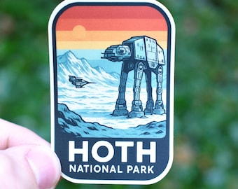 Hoth National Park Sticker