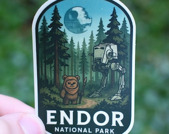 Endor National Park Sticker