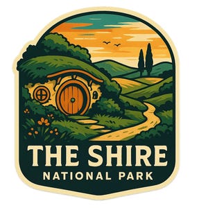 The Shire National Park Sticker