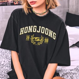ATEEZ Hongjoong T-Shirt Ateez shirt gift for Ateez fan K-pop merch Ateez clothes Hongjoong sweatshirt Gift for Atiny Ateez concert merch