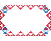 Amish baskets embroidered quilt label to customize with your personal message