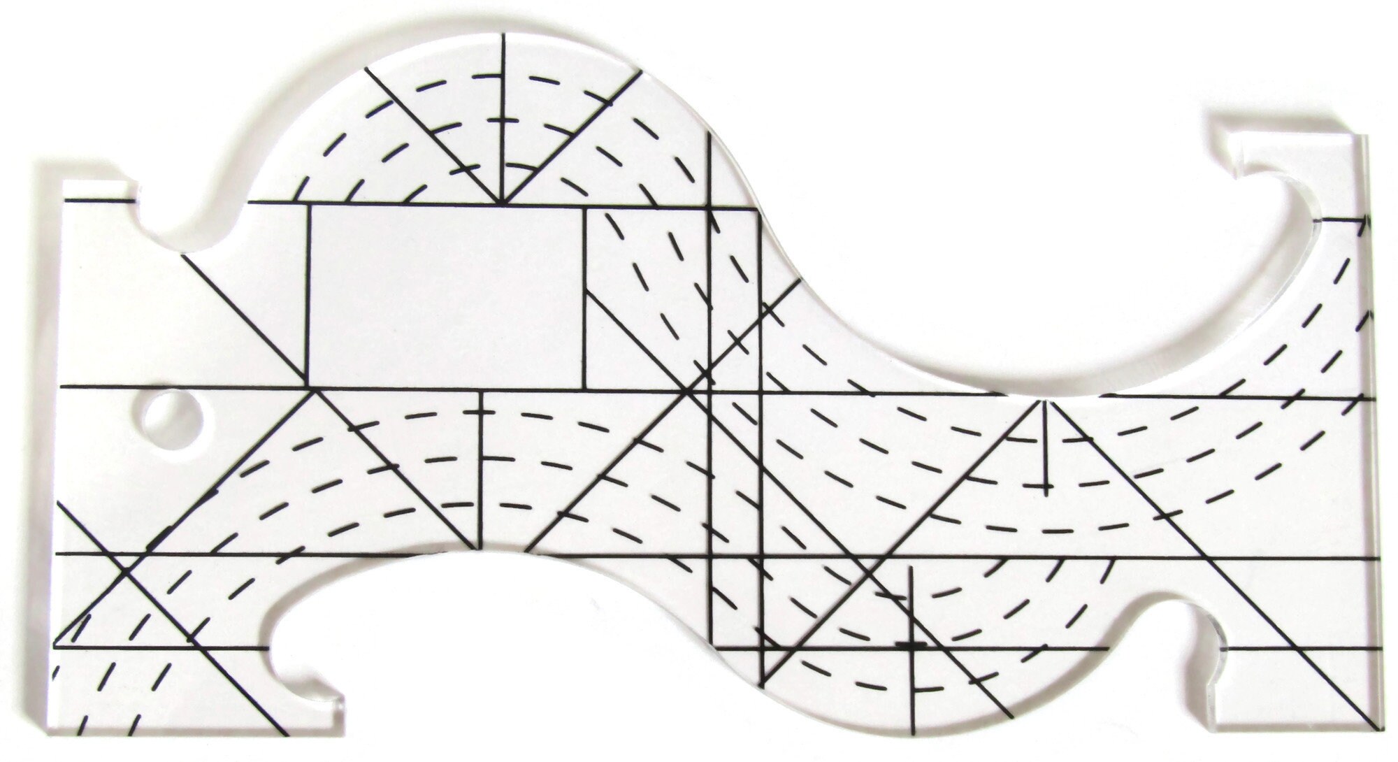 Machine Quilting Ruler for your home machine Ruler work