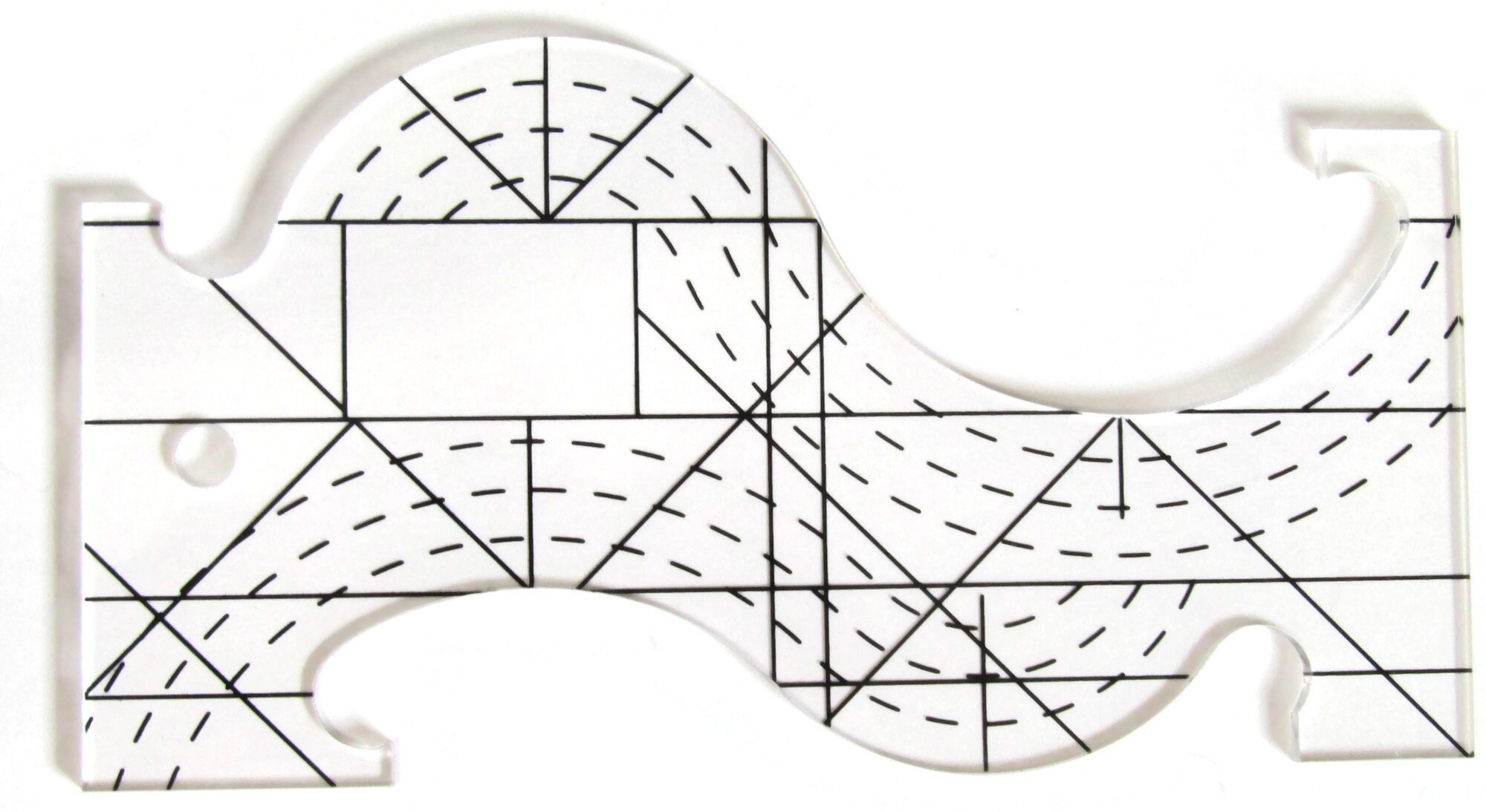 Machine Quilting Ruler for your home machine Ruler work