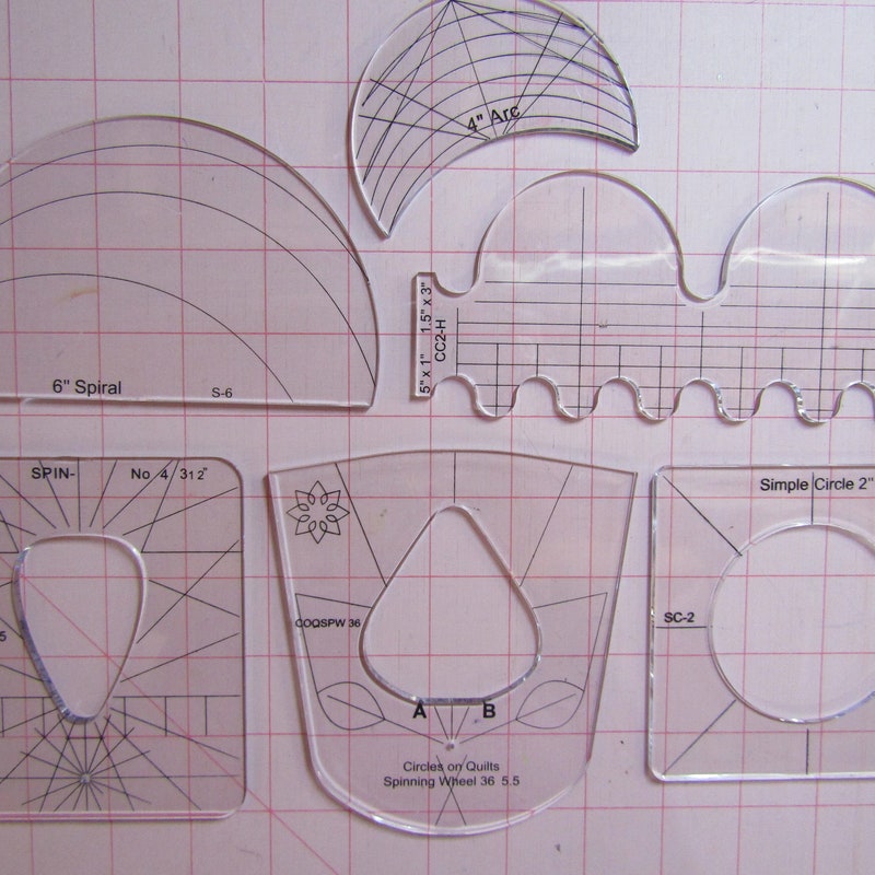 Free Motion Rulers - Etsy