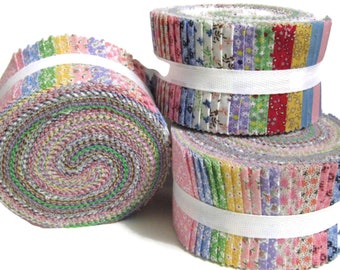 Jelly roll, 1930s Reproduction 40 strips x 2.5" wide 100% Cotton