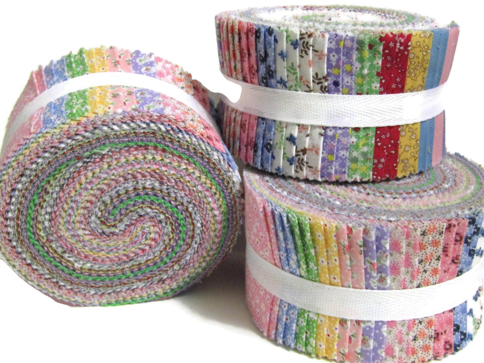 Jelly roll, 1930s Reproduction 40 strips x 2.5 wide 100 Cotton