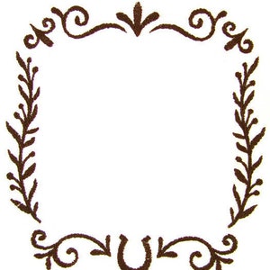 Horseshoe embroidered quilt label to customize with your personal message