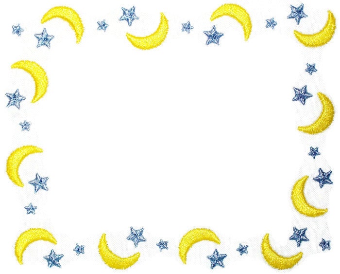 Moon And Stars Frame | www.picswe.net