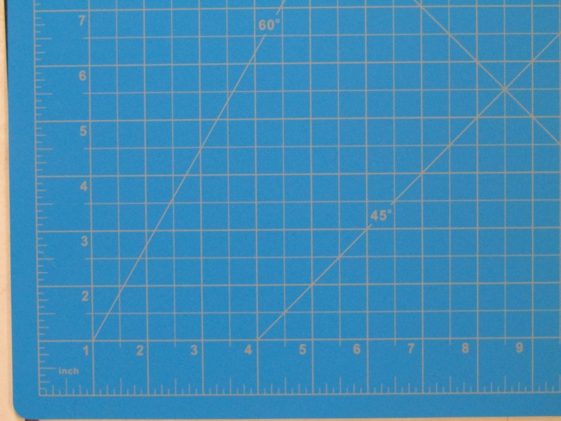 Blue Rotary Cutting Mat 2 Sizes Available Made From Etsy Canada