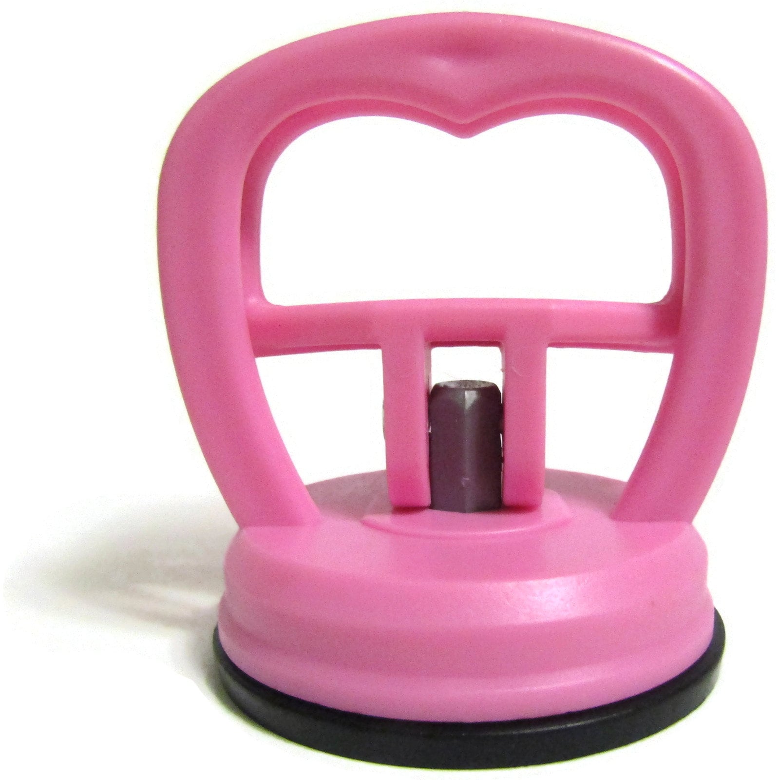 Ruler handle for quilt ruler and rotary cutting, suction cup pink