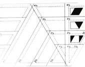 Quilting Ruler for up to 4.5 quot Strips,