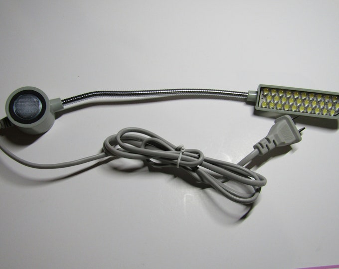 Magnetic LED flexible light for extra illumination while using sewing machine