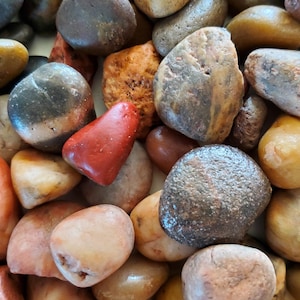 Unique Decorative Small River stones / Pebble Stones / DIY Crafts / Bonsai Stones / Colored Rocks / Tumbled River Rocks