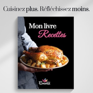 Recipe Book to Complete – Personalized Cookbook to Write Your Favorite Recipes – Unique Gift Idea